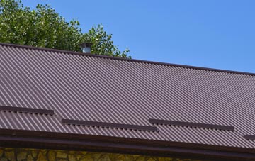 typical St Brides Major corrugated roof uses